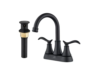 Casainc 4 Inch 2-Handle Centerset Bathroom Sink Faucet