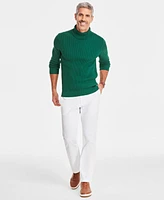 Club Room Men's Textured Cotton Turtleneck Sweater, Created for Macy's