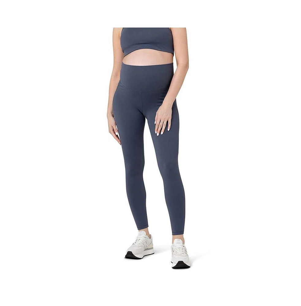 Ripe Maternity Maternity Ripe Tempo Active Full Length Legging Blue Steel