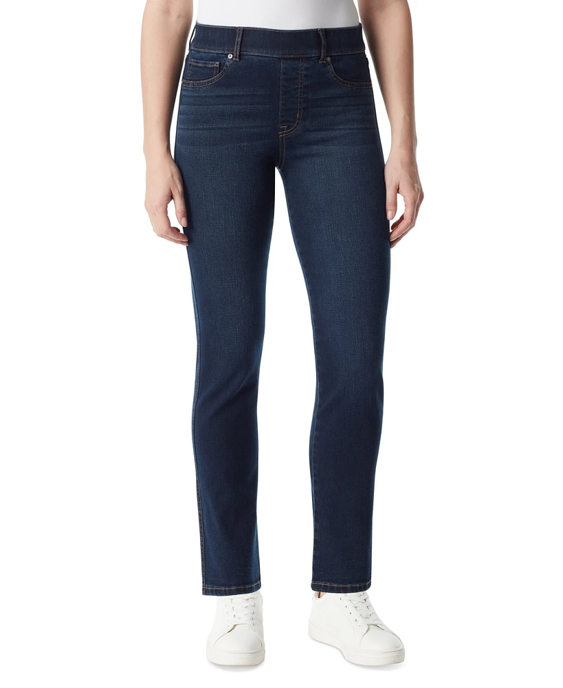 Gloria Vanderbilt Petite Shape Effect Straight Tummy-Control Jeans