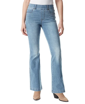 Gloria Vanderbilt Petite Shape Effect Flare Tummy-Control Jeans