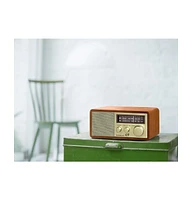 Sangean Wr-11SE Am/Fm Analog Radio Wooden Cabinet Ac Dc