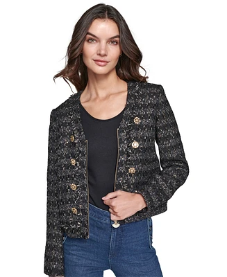 Karl Lagerfeld Paris Women's Tweed Jacket