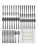 Ornative Alicja 42 Piece Flatware Set with Wire Caddy