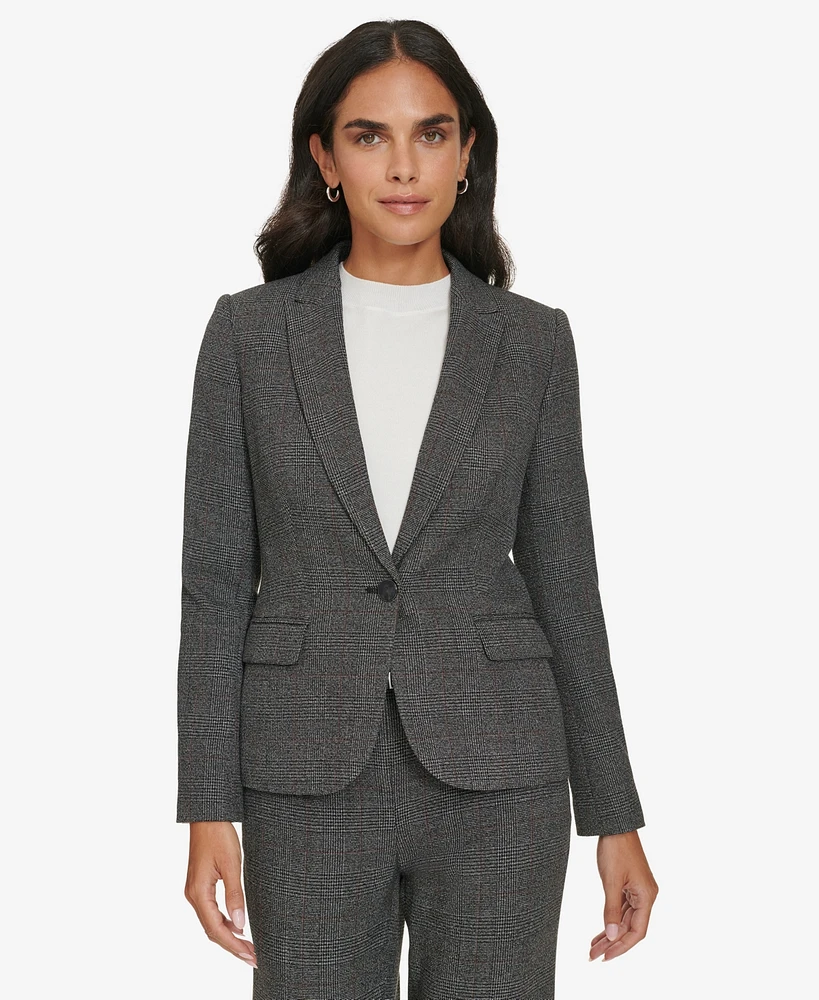 Calvin Klein Women's One-Button Blazer