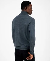 Alfani Men's Merino Wool-Blend Turtleneck Sweater, Created for Macy's