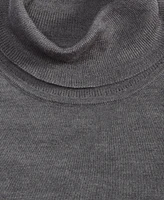 Alfani Men's Merino Wool-Blend Turtleneck Sweater, Created for Macy's