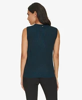 Calvin Klein Women's Sleeveless Crewneck Sweater