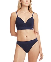 Lauren Ralph Women's Wireless Plunge-Neck Bra