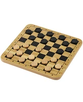 Pavillion Wooden Chess & Checkers Set Game