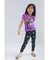 Nightmare Before Christmas Little Girls T-Shirt and Leggings Outfit Set