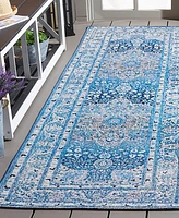 Safavieh Barbados Indoor/Outdoor BAR558M 2'8"x8' Runner Area Rug