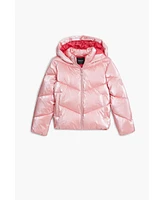 Desigual Girls Girls's Metallic padded coat with hood