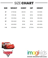 Disney Toddler Boys Pixar Cars Mickey Mouse Lightning McQueen Zip Up Puffer Jacket to