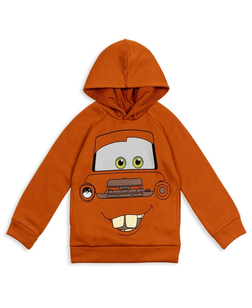 Disney Little Boys Pixar Cars Lightning McQueen Fleece Pullover Hoodie to