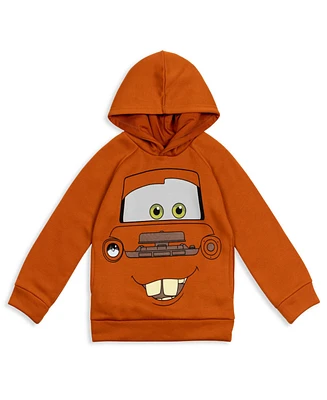 Disney Little Boys Pixar Cars Lightning McQueen Fleece Pullover Hoodie to