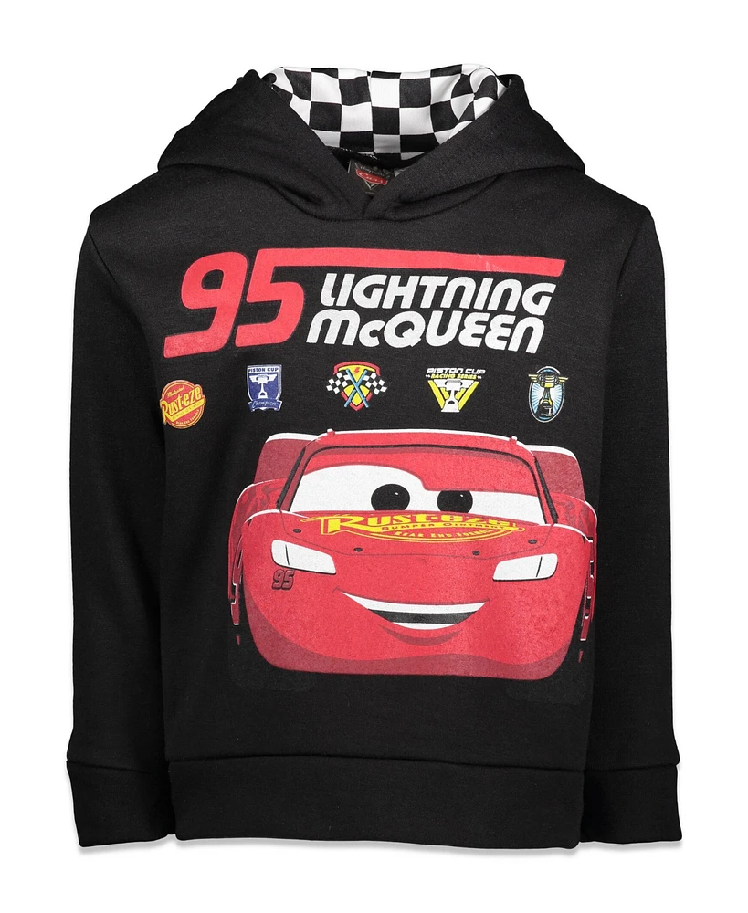 Disney Toddler Boys Pixar Cars Lightning McQueen Hoodie to