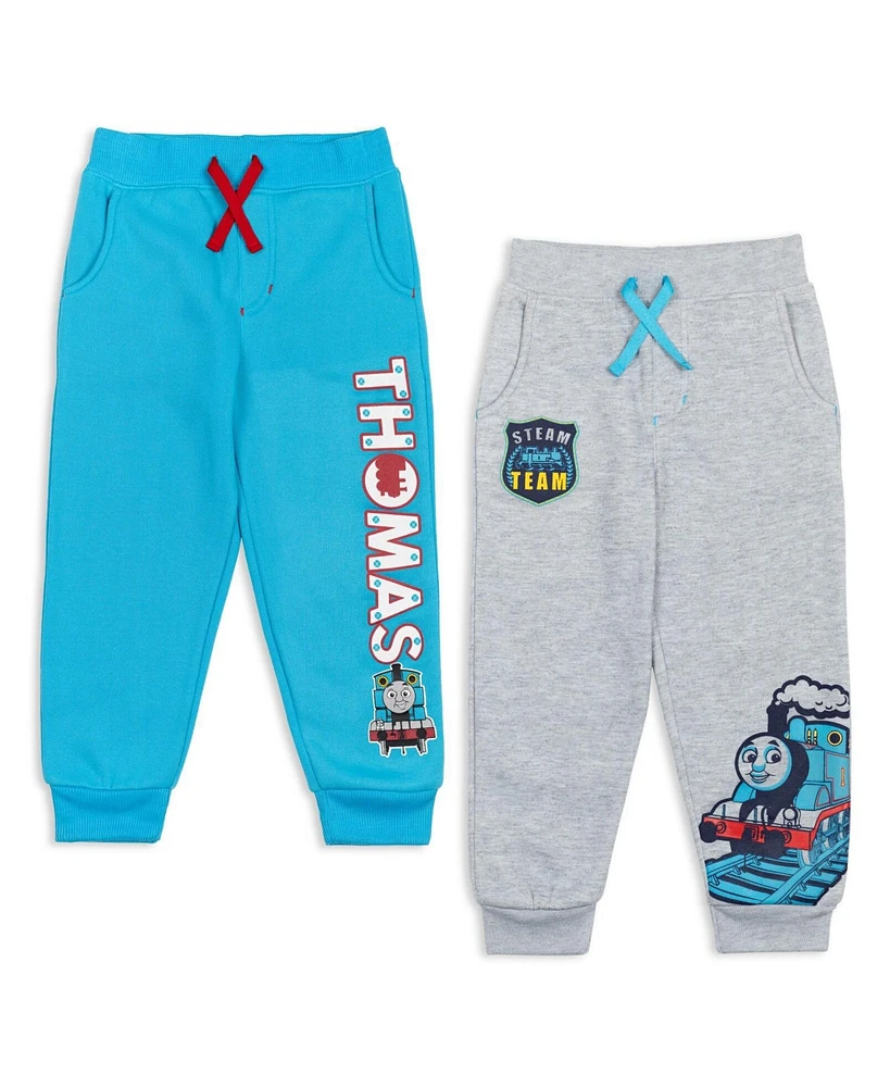 Thomas & Friends Boys Tank Engine Fleece 2 Pack Jogger Pants to