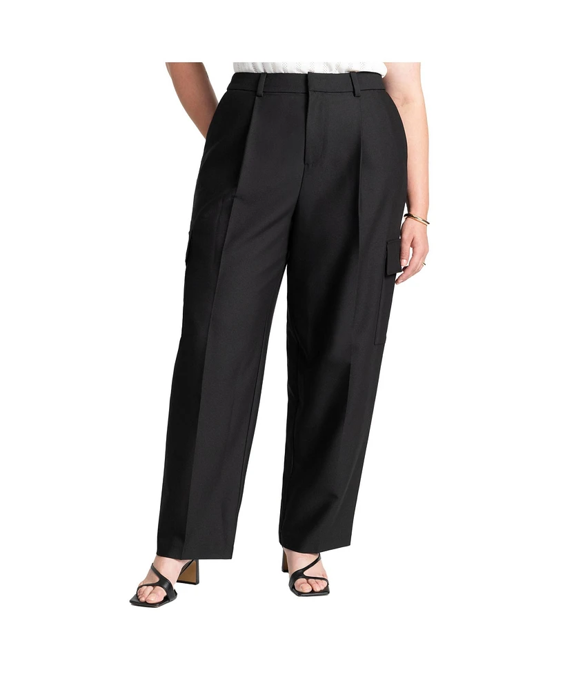 Eloquii Women's The Hudson Cargo Pant