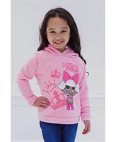 L.o.l. Surprise! Girls Queen Bee Diva Fleece Pullover Hoodie to