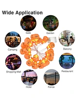 Yescom Halloween 20x Led Pumpkin String Lights Lantern Lamp Home Party Christmas Decors
