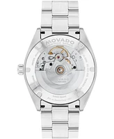 Movado Men's Datron Swiss Automatic Stainless Steel Watch 40mm