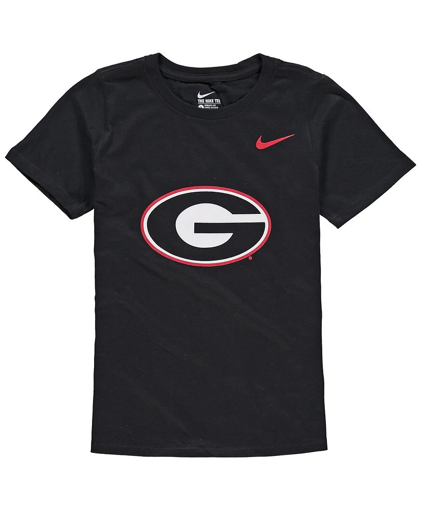 Nike Big Boys and Girls Georgia Bulldogs Cotton Logo T-Shirt