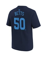 Nike Big Boys and Girls Mookie Betts Navy National League 2024 Mlb All-Star Game Name Number T-Shirt