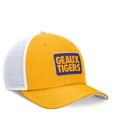 Nike Men's Yellow/White Lsu Tigers Local Trucker Adjustable Hat