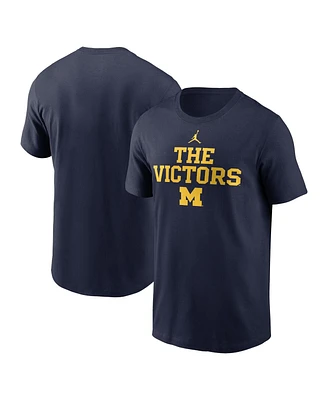 Jordan Men's Navy Michigan Wolverines Local Campus T-Shirt