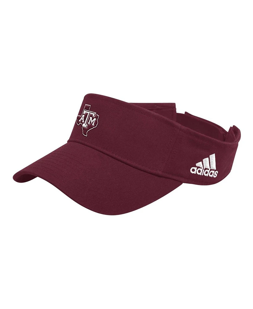 Adidas Men's Maroon Texas A&M Aggies Locker Room Team Adjustable Visor