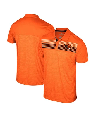 Colosseum Men's Orange Oregon State Beavers Langmore Polo
