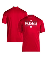 Adidas Men's Rutgers Scarlet Knights 2024 Sideline Aeroready T-Shirt