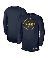 Nike Men's Navy Indiana Pacers 2024/25 Legend On-Court Practice Long Sleeve T-Shirt