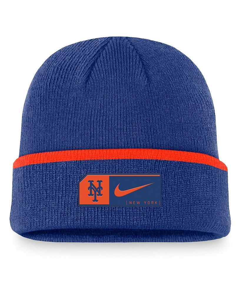 Nike Men's Royal New York Mets Terra Cuffed Knit Hat