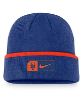 Nike Men's Royal New York Mets Terra Cuffed Knit Hat