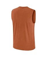 Nike Men's Texas Orange Longhorns Primetime Legend Lock Up Performance Muscle Tank Top