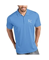 Antigua Men's Light Blue Kansas City Royals Tribute Polo