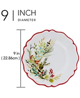 Certified International Christmas Gatherings Salad Plates, Set of 4