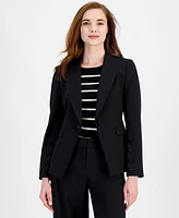 Tahari Asl Women's Single-Button Peak-Lapel Blazer