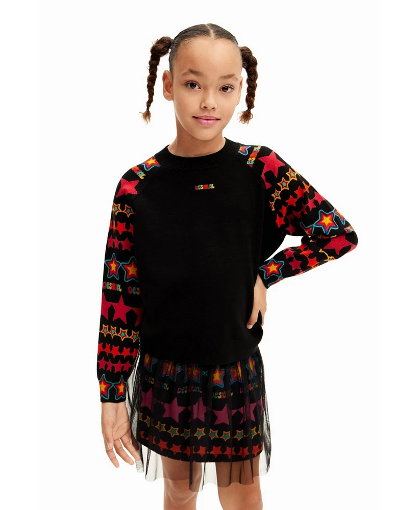 Desigual Girls Girls's stars sweatshirt