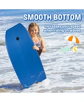 Wham-o 33" Fiber Clad Body Board for Beachwith Wrist Leash , Lightweight Boogie Boards with Eps Core