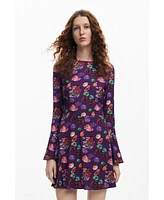 Desigual Women's Mini floral dress M. Christian Lacroix