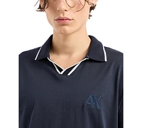 A|X Armani Exchange Men's Tipped Collar Polo Shirt