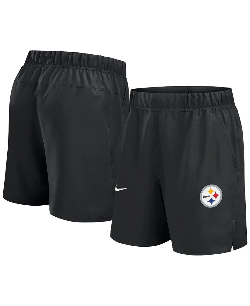 Nike Men's Black Pittsburgh Steelers Blitz Victory Performance Shorts