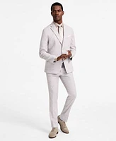 Calvin Klein Mens Slim Fit Linen Suit Separate