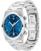 Movado Men's Bold Quest Swiss Quartz Chrono Stainless Steel Watch 42mm