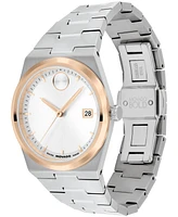 Movado Women's Bold Quest Swiss Quartz Stainless Steel Watch 35mm