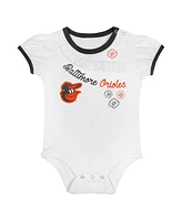 Outerstuff Baby Boys and Girls Baltimore Orioles Sweet Bodysuit Skirt Set