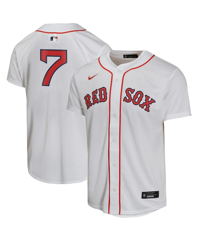 Nike Big Boys and Girls Masataka Yoshida White Boston Red Sox Home Game Player Jersey